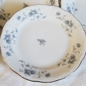 Johann Haviland Blue Garland Pattern 6" Plates
